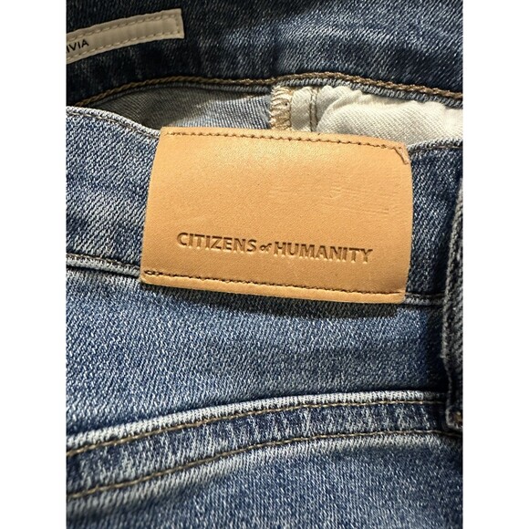 Citizens of Humanity Olivia Seam High Rise Slim Denim Jeans size 26 Aritzia - Picture 8 of 10